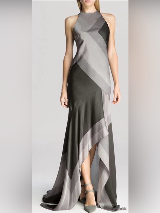 Halston Heritage Dresses & Skirts - 💀 Halston Heritage Satin Formal Evening Gown Dress 💀
